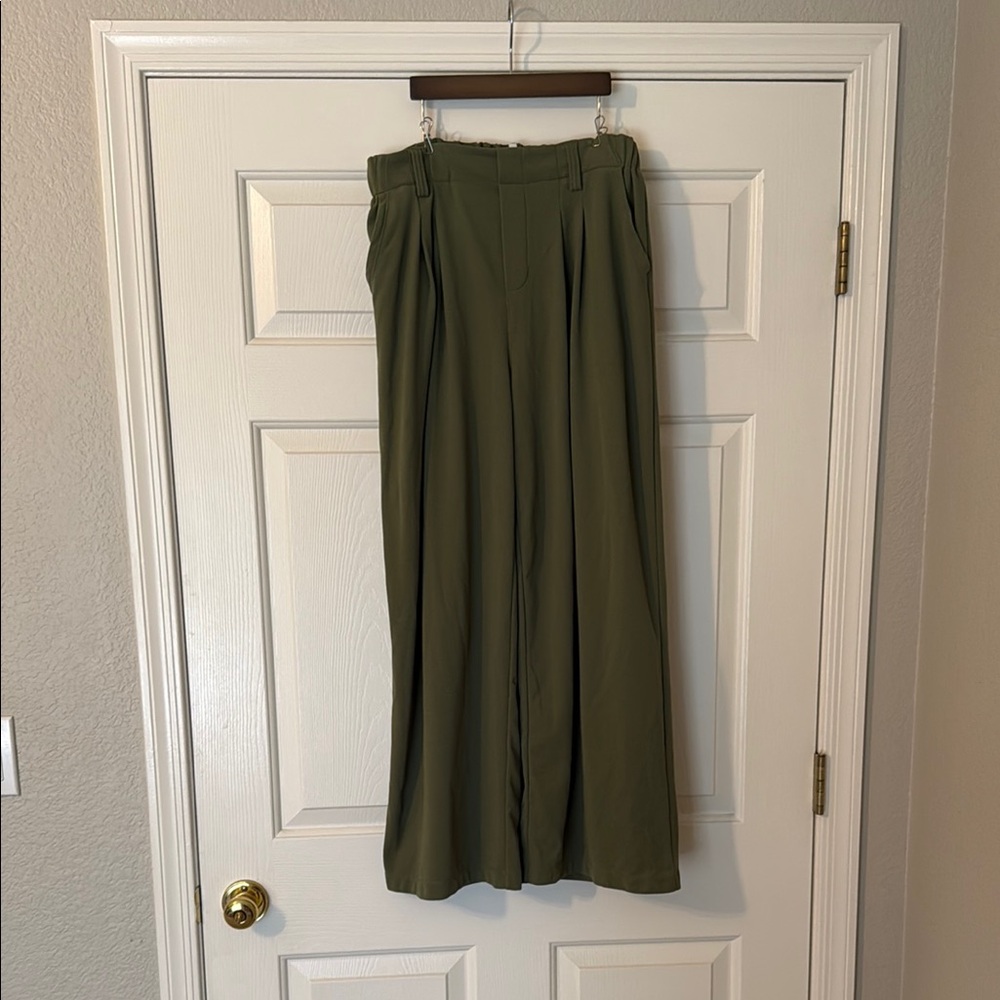 HALARA Olive Green Boot Cut Pants